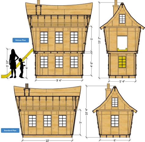 Tudor Cottage Playhouse Plan 